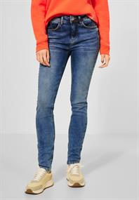 Slim Fit Jeans light blue random bleach