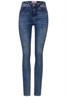 Slim Fit Jeans light blue random bleach