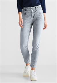 Slim Fit Jeans light grey bleach