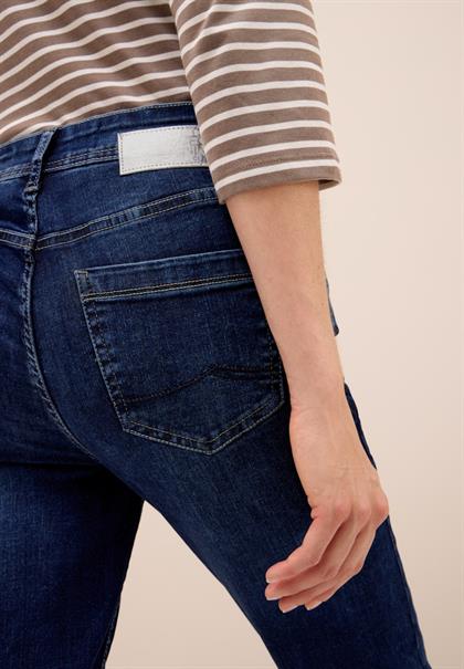 Slim Fit Jeans mid blue used wash