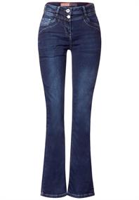 Slim Fit Jeans mit Bootcut authentic blue wash