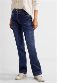 Slim Fit Jeans mit Bootcut authentic blue wash
