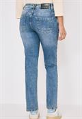 Slim Fit Jeans mit Detail authentic used wash