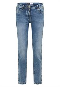 Slim Fit Jeans mit Detail authentic used wash
