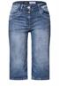 Slim Fit Jeansshorts mid blue used wash