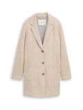 Slim Fit Mantel mit aufgesetzten Taschen dusty beige melange