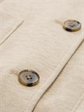 Slim Fit Mantel mit aufgesetzten Taschen dusty beige melange
