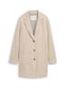 Slim Fit Mantel mit aufgesetzten Taschen dusty beige melange