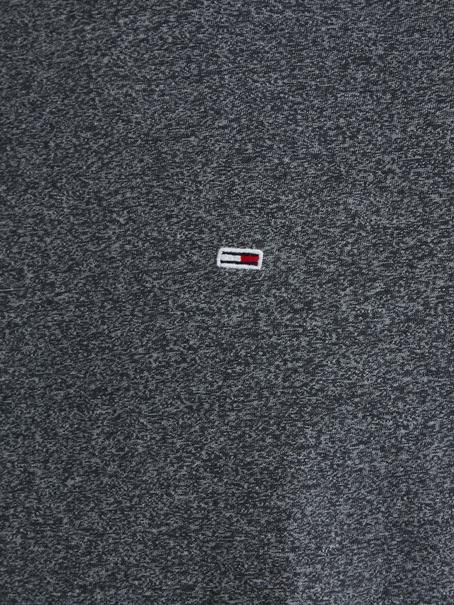 SLIM JASPE C NECK - T-Shirt basic new charcoal