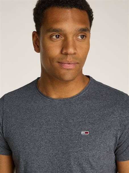 SLIM JASPE C NECK - T-Shirt basic new charcoal