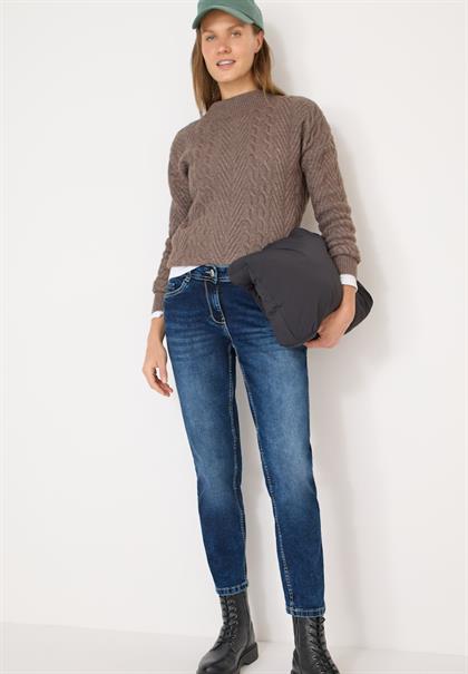 Slim Leg Jeans mid blue wash