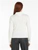 SLIM POINTELLE BTN DWN LS ancient white