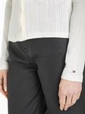 SLIM POINTELLE BTN DWN LS ancient white