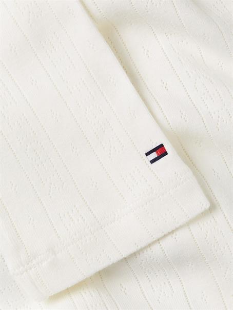 SLIM POINTELLE BTN DWN LS ancient white