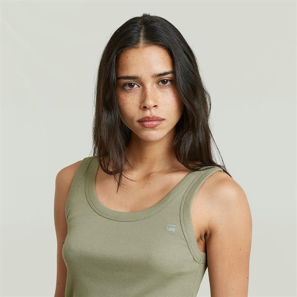 Slim rib tank t wmn lt orphus