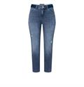 Slim Sport mid blue used wash