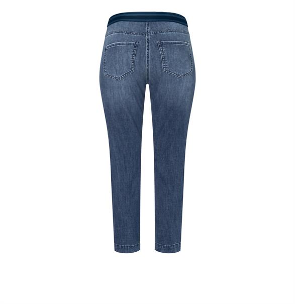 Slim Sport mid blue used wash