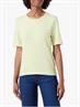 SLIM STRIPED 1X1 RIBBED SS T-SHIRT pastel lime