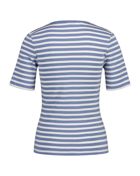 SLIM STRIPED T-SHIRT blue water