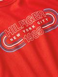 SLIM TRACK HILFIGER C-NK SS fierce red