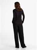 SLIM VISC BUTTON DOWN SHIRT LS black