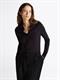SLIM VISC BUTTON DOWN SHIRT LS black