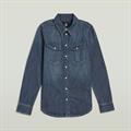 Slim western shirt l\s wmn antique faded hurricane
