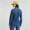 Slim Western shirt l\s wmn worn in windward