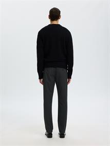 SLM175-SLIM MILES BRUSHED PANT NOOS dark grey