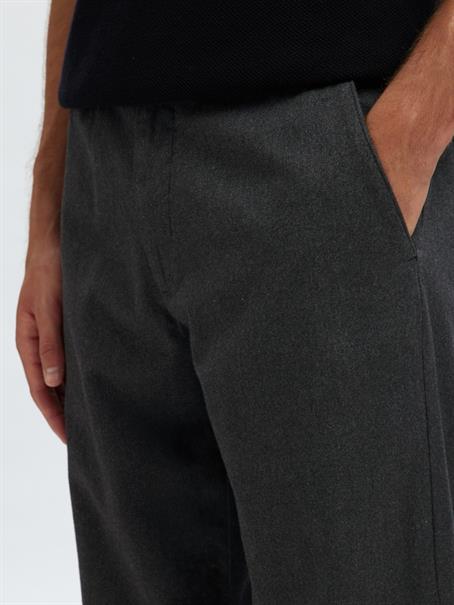 SLM175-SLIM MILES BRUSHED PANT NOOS dark grey