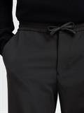 SLM196-STRAIGHT ROBERT STRING PANT NOOS black