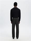 SLM196-STRAIGHT ROBERT STRING PANT NOOS black