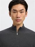 SLMBERG LS HALF ZIP NOOS antracit