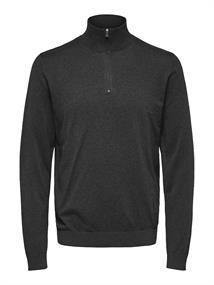 SLMBERG LS HALF ZIP NOOS antracit