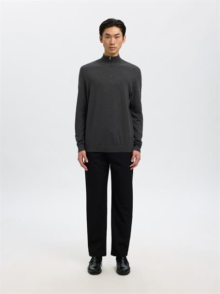 SLMBERG LS HALF ZIP NOOS antracit