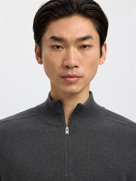 SLMBERG LS HALF ZIP NOOS antracit
