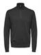 SLMBERG LS HALF ZIP NOOS antracit