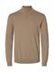 SLMBERG LS HALF ZIP NOOS savannah tan
