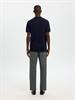 SLMBERG SS KNIT POLO NOOS navy blazer