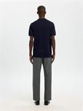 SLMBERG SS KNIT POLO NOOS navy blazer