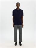 SLMBERG SS KNIT POLO NOOS navy blazer