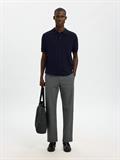 SLMBERG SS KNIT POLO NOOS navy blazer