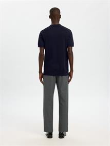 SLMBERG SS KNIT POLO NOOS navy blazer