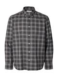 SLMCOLE-JAY REG MELANGE LS SHIRT NOOS sky captain