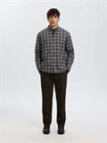 SLMCOLE-JAY REG MELANGE LS SHIRT NOOS sky captain