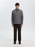 SLMCOLE-JAY REG MELANGE LS SHIRT NOOS sky captain