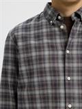 SLMCOLE-JAY REG MELANGE LS SHIRT NOOS sky captain