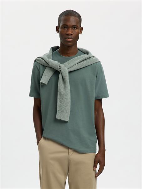 SLMCOLMAN SS O-NECK TEE NOOS balsam green