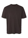 SLMCOLMAN SS O-NECK TEE NOOS chocolate torte