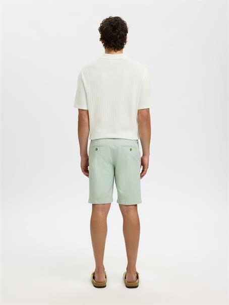 SLMCRAN SS KNIT STRUCTURE ZIP POLO NOOS egret